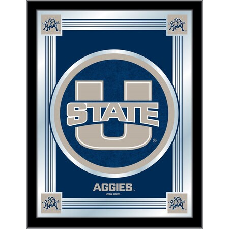 Utah State 17 X 22 Logo Mirror